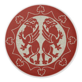 Pomo De Cerámica Griffins medieval