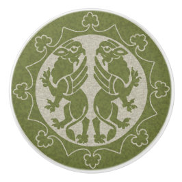 Pomo De Cerámica Griffins medieval