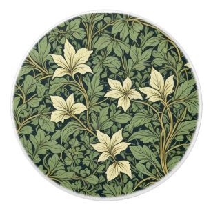 Pomo De Cerámica Grifo clásico floral estilo floral cerámica tirado