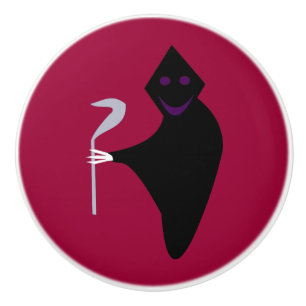 Pomo De Cerámica Grim Reaper Halloween Ceramic Knob