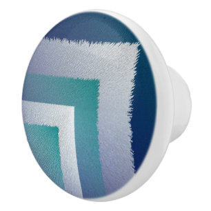 Pomo De Cerámica gris verde azulado azul ex pastel