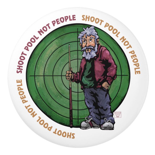 Pomo De Cerámica Grupo de tiro No personas (Anverso)