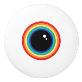 Pomo De Cerámica Guay Rainbow Eyeball
