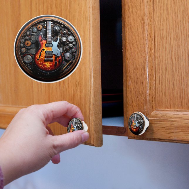 Pomo De Cerámica Guitarra eléctrica (Subido por el creador)