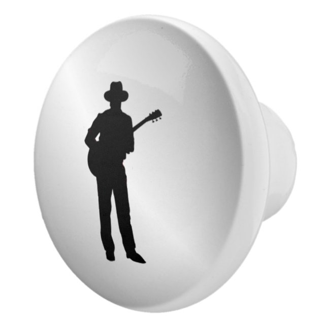 Pomo De Cerámica Guitarrista (Derecha)