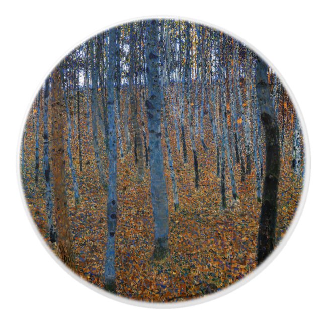 Pomo De Cerámica Gustav Klimt - Beech Grove I (Anverso)