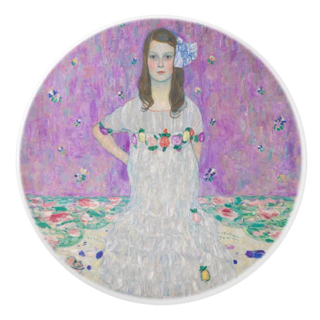 Pomo De Cerámica Gustav Klimt - Mada Primavesi (Anverso)