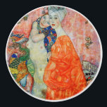 Pomo De Cerámica Gustav Klimt - Mujeres amigas<br><div class="desc">Mujeres amigas - Gustav Klimt,  Oil on Canvas,  1916-17 (destruido en 1945)</div>