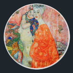 Pomo De Cerámica Gustav Klimt - Mujeres amigas<br><div class="desc">Mujeres amigas - Gustav Klimt,  Oil on Canvas,  1916-17 (destruido en 1945)</div>