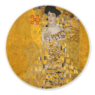 Pomo De Cerámica Gustav Klimt - Retrato de Adele Bloch-Bauer I