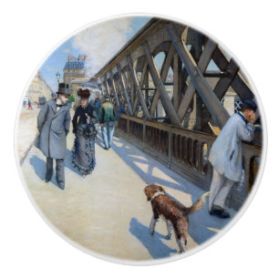 Pomo De Cerámica Gustave Caillebotte - Le Pont de l'Europe
