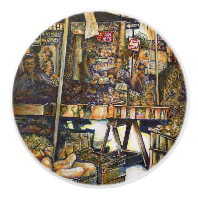 Pomo De Cerámica Hace que la creatividad brille todo lo más (Anverso)