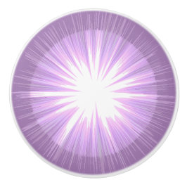 Pomo De Cerámica Hada Purple Sun