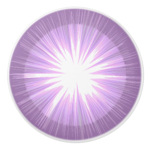 Pomo De Cerámica Hada Purple Sun