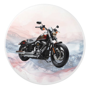Pomo De Cerámica Halcón Patriótico V-Twin M-Eight Era Knob