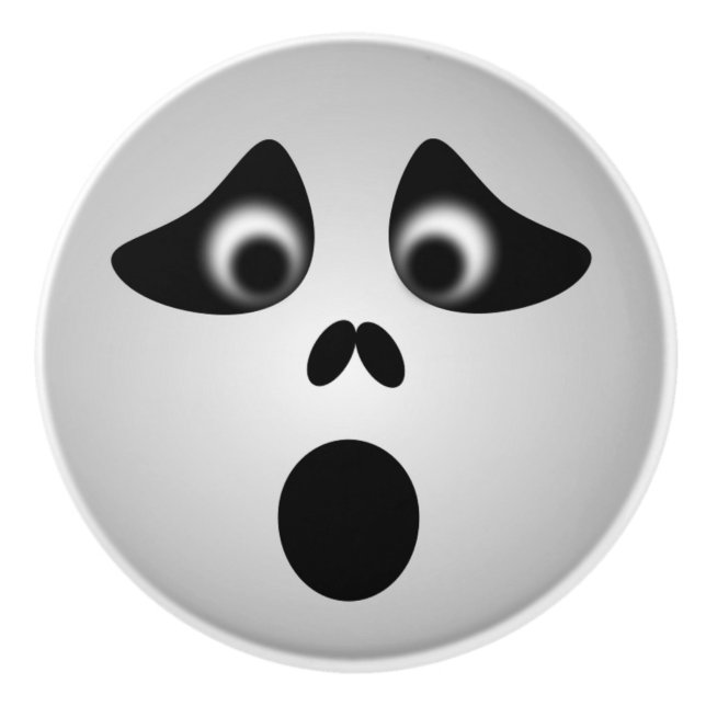 POMO DE CERÁMICA HALLOWEEN GHOST (Anverso)