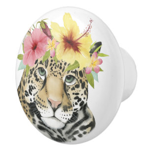 Pomo De Cerámica Halo tropical   Dulce chita