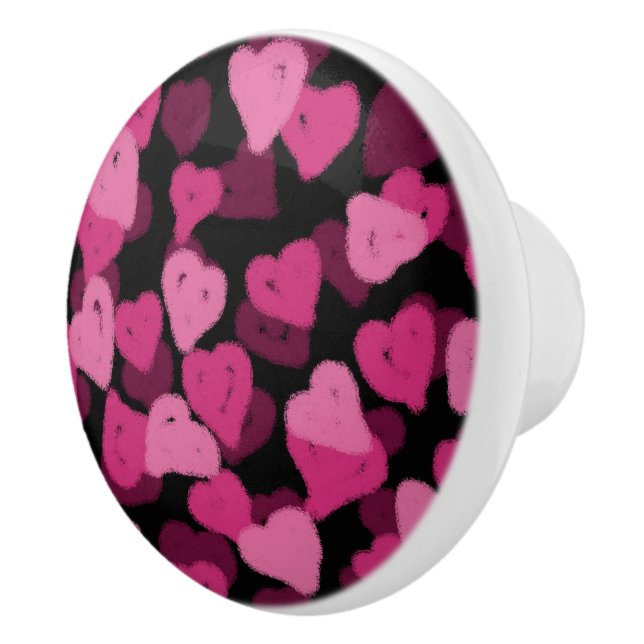 Pomo De Cerámica Happy Valentine Day Knob Pull (Derecha)