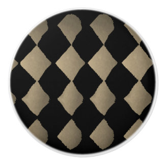 Pomo De Cerámica "Harlequin-Sepia", Knob cerámico
