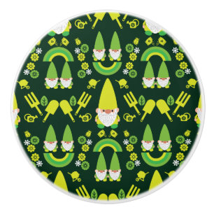 Pomo De Cerámica Head Garden Gnome Gardener