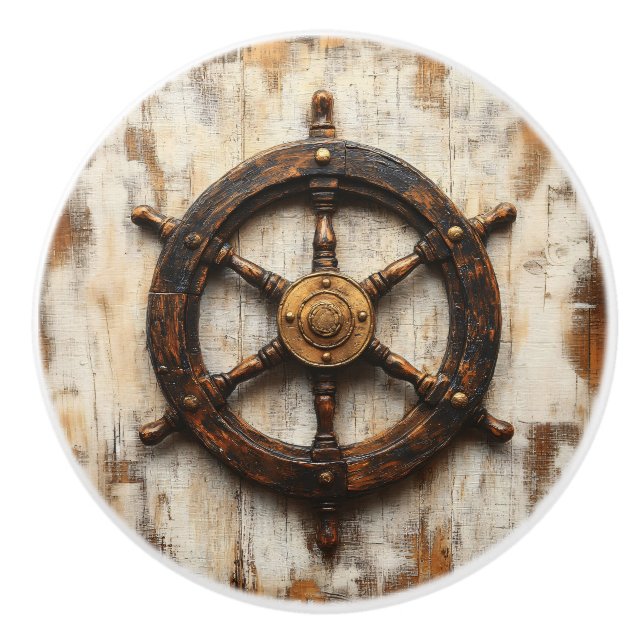 Pomo De Cerámica Helm Nautical (Anverso)