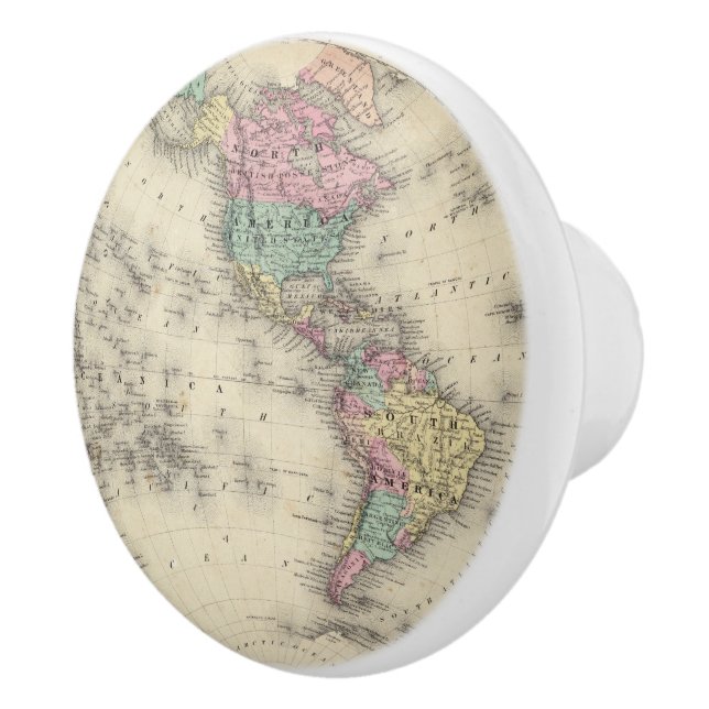 Pomo De Cerámica Hemisferio occidental 4 (Derecha)