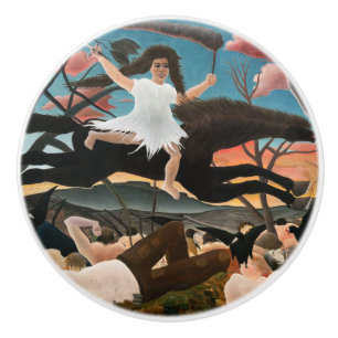 Pomo De Cerámica Henri Rousseau - La guerra