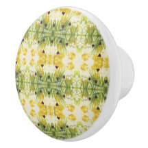 Hermosa acuarela Floral Heart Cabinet Pull