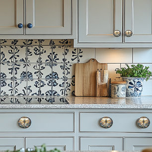 Pomo De Cerámica Hermosa libélula Perlas rosadas Gemas Turquesas