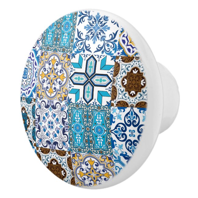 Pomo De Cerámica 🤩 Hermosa mezcla de Azulejos (Derecha)