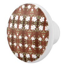 Hermosa miel Brown Flor en el gabinete