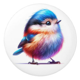 Pomo De Cerámica Hermosas aves