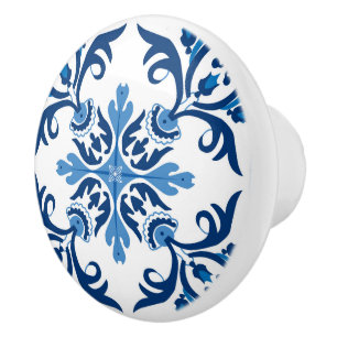 Pomo De Cerámica 💙 Hermoso Azulejos azules II Pequeños azulejos