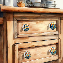 Pomo De Cerámica Hermoso Knob cerámico Art Deco Neuveau