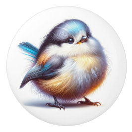 Pomo De Cerámica Hermosos pájaros
