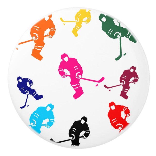 Pomo De Cerámica Hockey (Anverso)