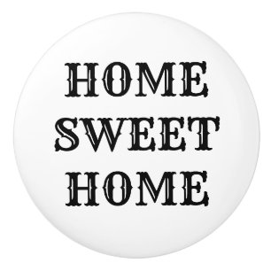 Pomo De Cerámica Hogar Sweet Home Vintage Style Ceramic Pull