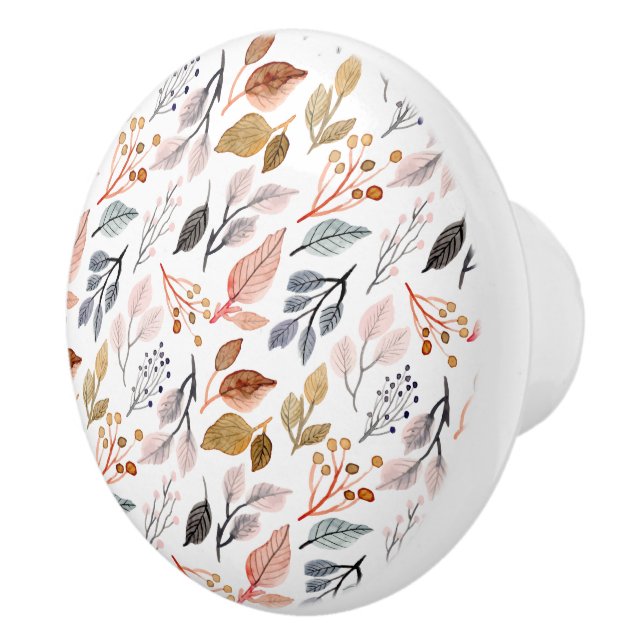 Pomo De Cerámica hojas de árbol (Derecha)