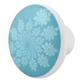 Pomo De Cerámica Hojas delgadas en pastel