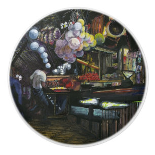 Pomo De Cerámica Hombres de Comercio, Jerusalén
