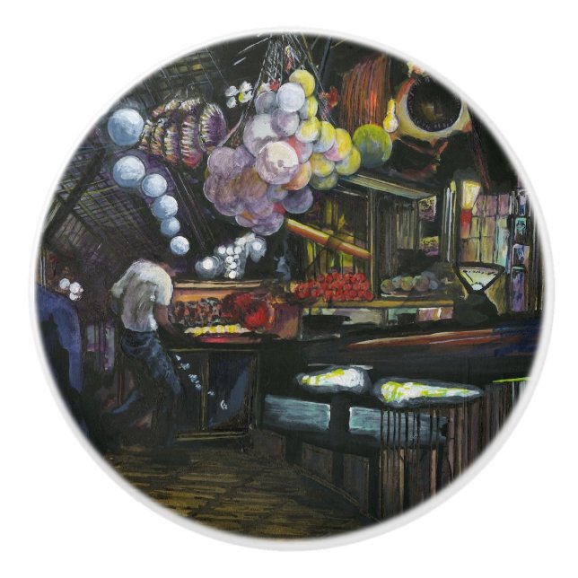 Pomo De Cerámica Hombres de Comercio, Jerusalén (Anverso)