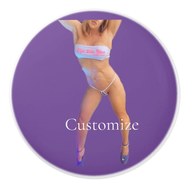 Pomo De Cerámica Hot Tub Club Thunder_Cove (Anverso)