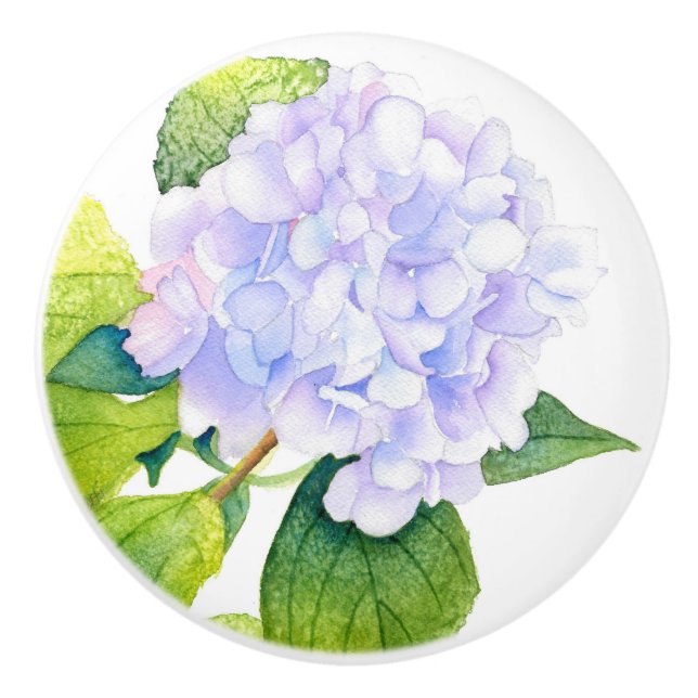 Pomo De Cerámica Hydrangea (Anverso)