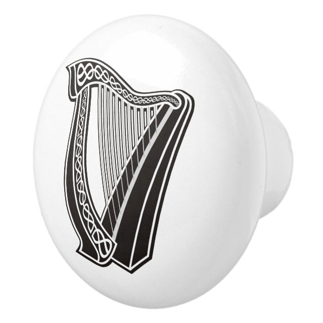 Pomo De Cerámica Icono de Harp (Derecha)