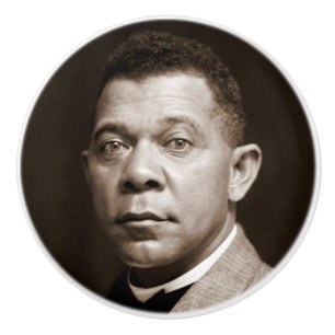 Pomo De Cerámica Icono de la historia negra: Booker T Washington, R