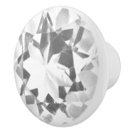 Pomo De Cerámica Ilusión de diamante