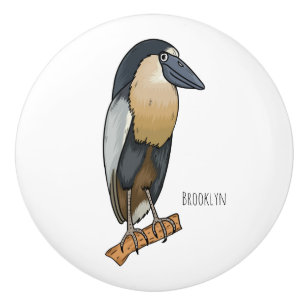 Pomo De Cerámica Ilustracion de personalizado de aves de garza
