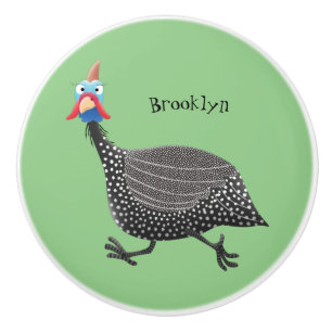 Pomo De Cerámica Ilustracion de personalizado de aves divertidos de