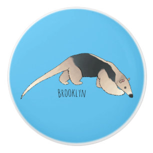 Pomo De Cerámica Ilustracion personalizado de Tamandua