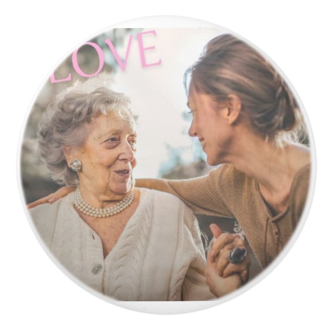 Pomo De Cerámica Imagen hermosa (Anverso)